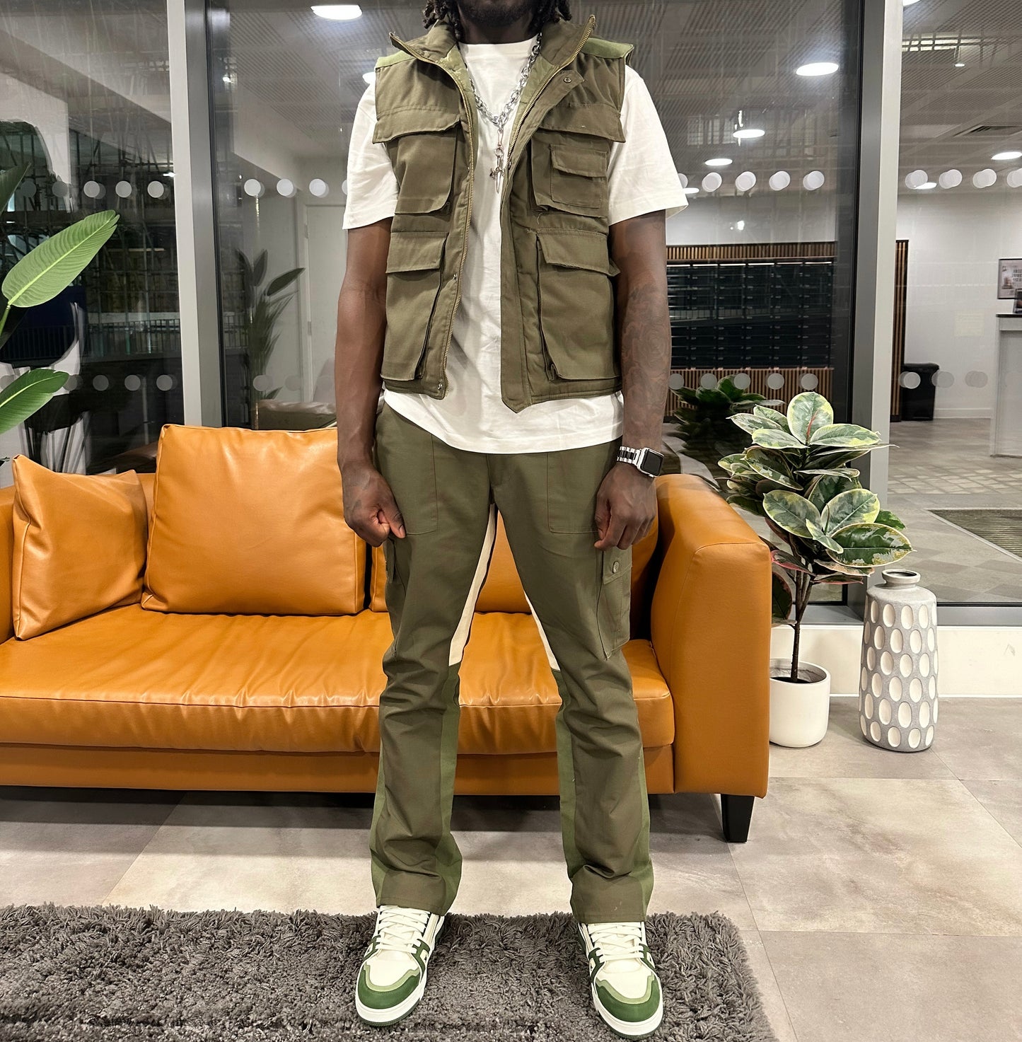 Eighth Avenue Military Style Gilet