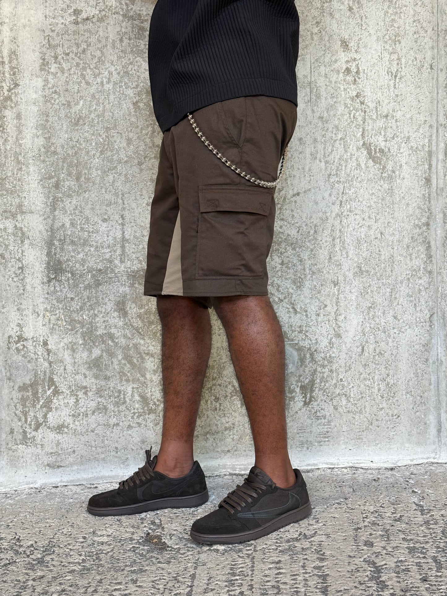 Brown Cargo Shorts