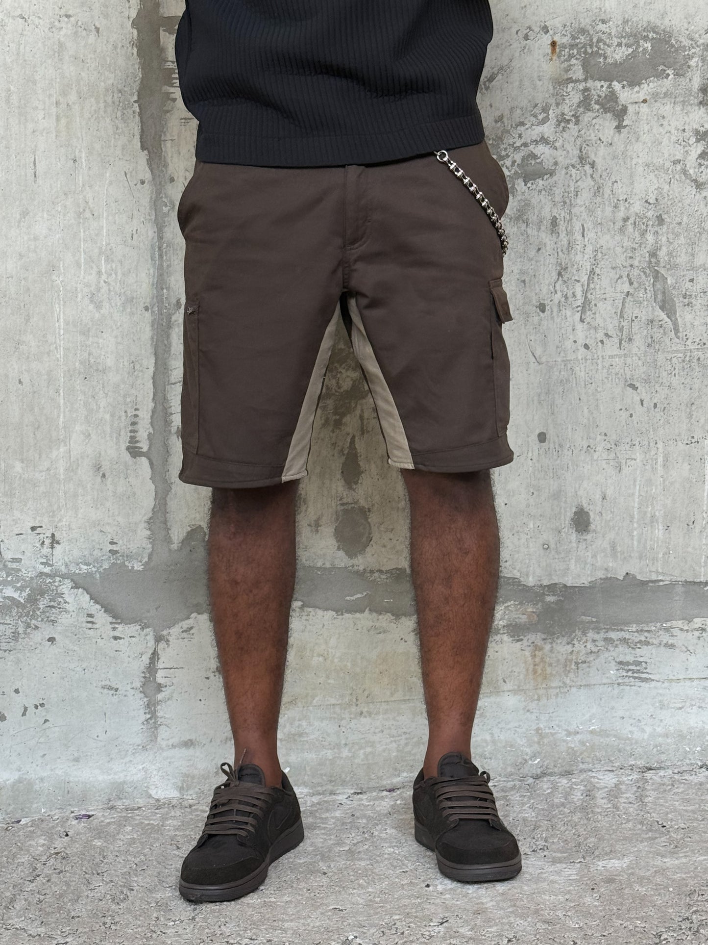 Brown Cargo Shorts