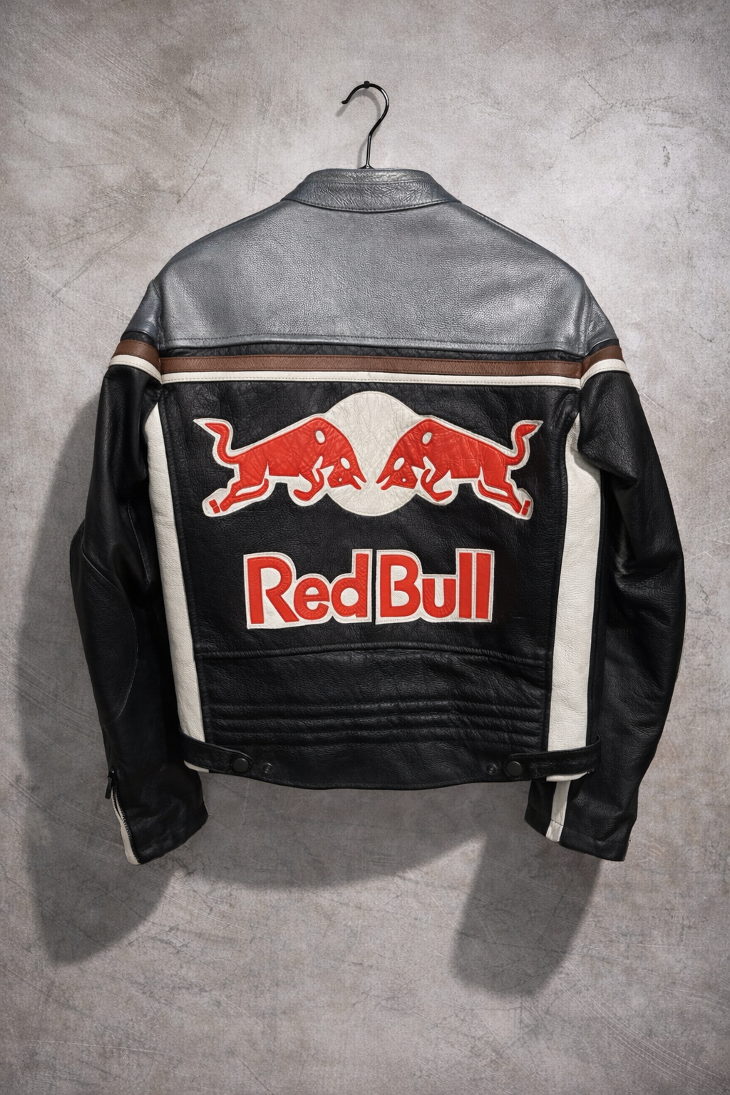 Vintage Red Bull Racing Leather Jacket