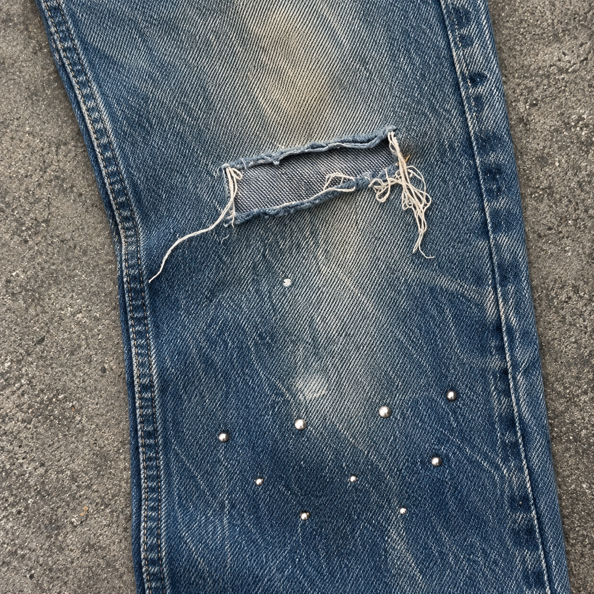 Blue straight fit Jeans