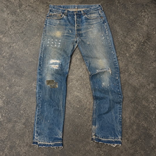 Blue straight fit Jeans