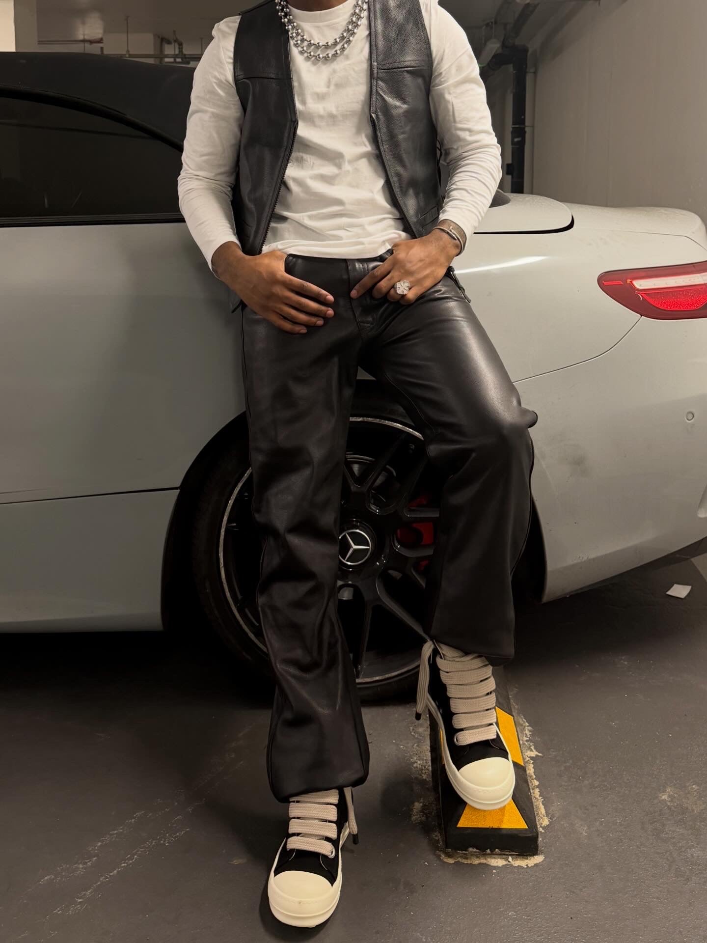 Black Leather Pants