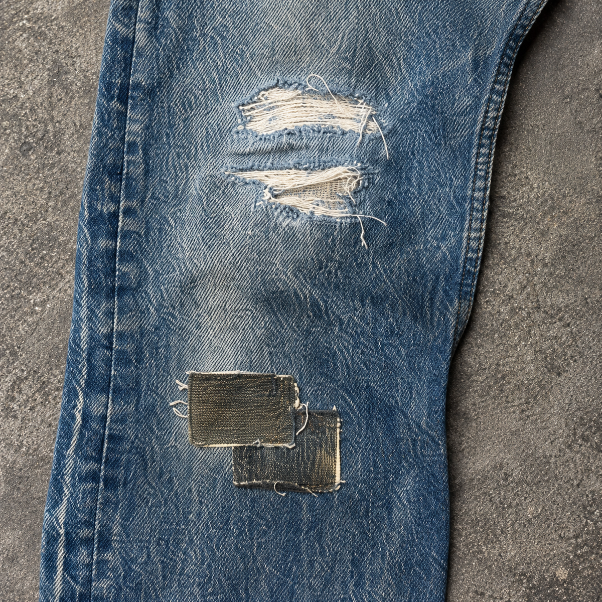 Blue straight fit Jeans