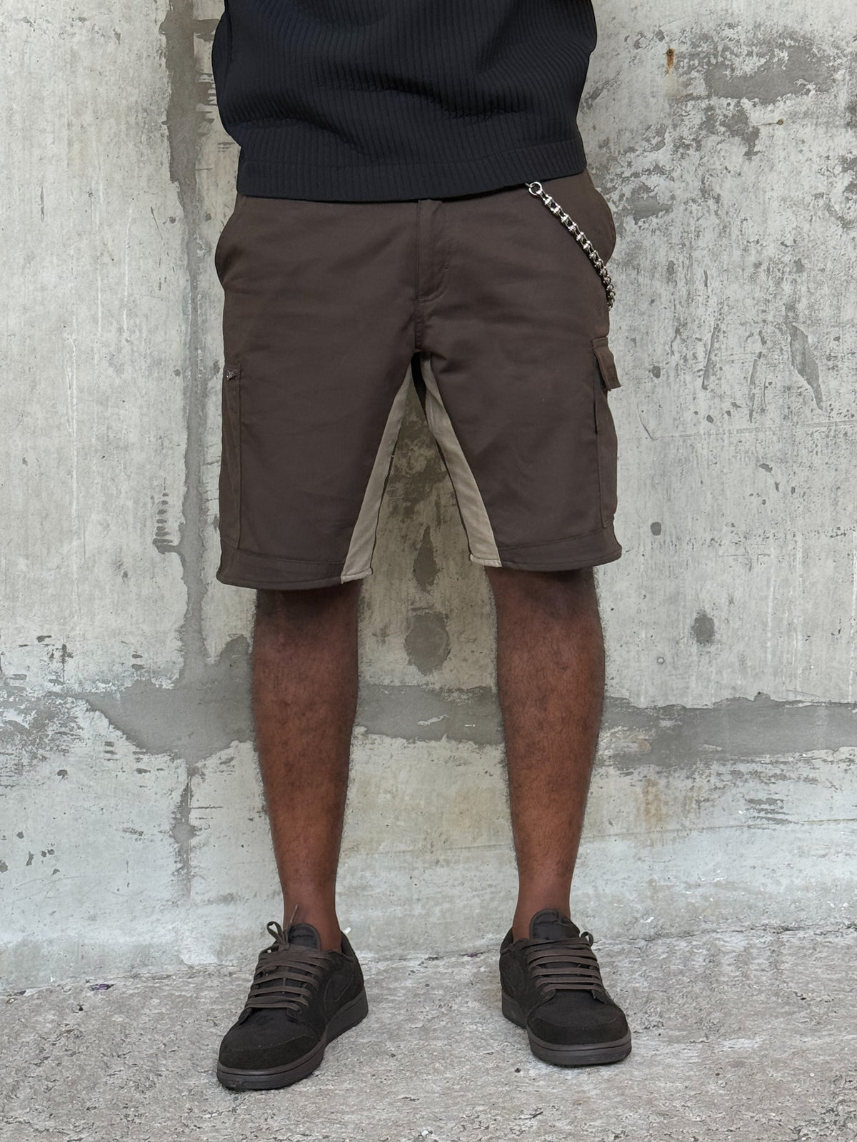 Brown Cargo Shorts