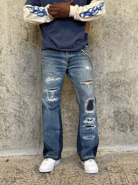 Wide leg Denim Jeans