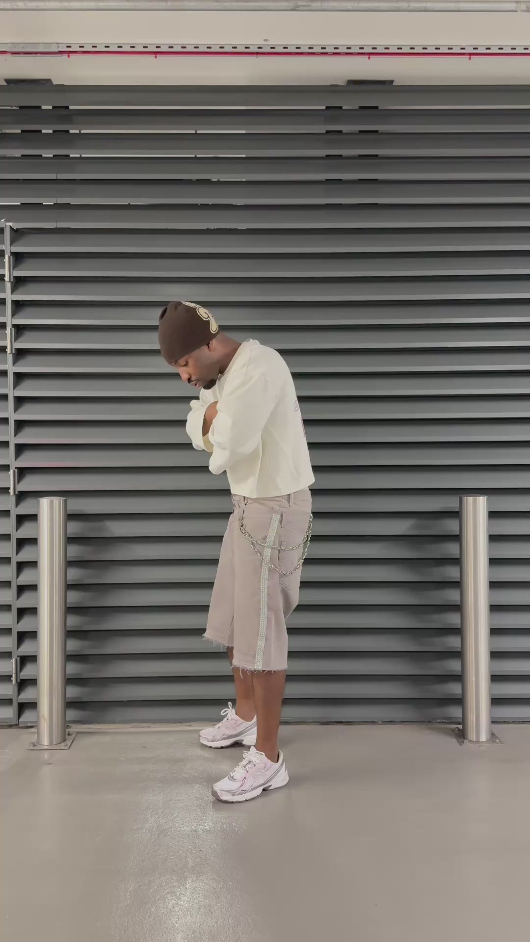 Beige Shorts