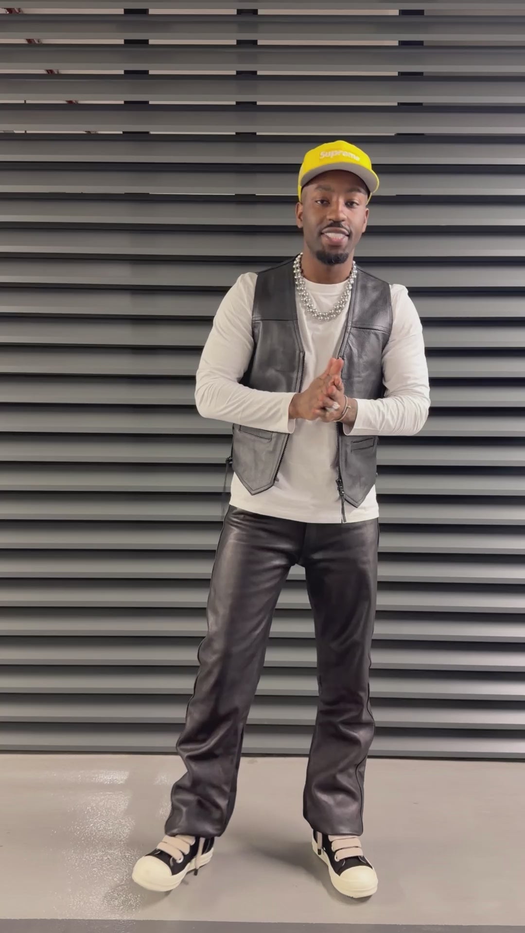 Black Leather Pants